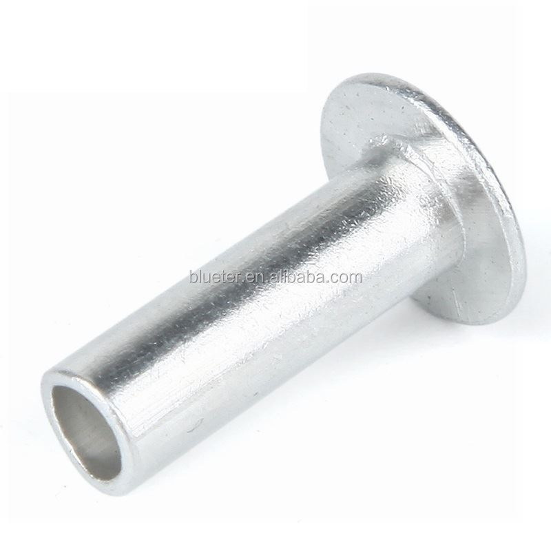 Remache semi tubular de aluminio para aviones y barcos, precio bajo