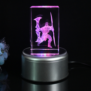 3D cristal <span class=keywords><strong>LOL</strong></span> cubo Liga de Leyendas láser figura para la venta - Product Image 2
