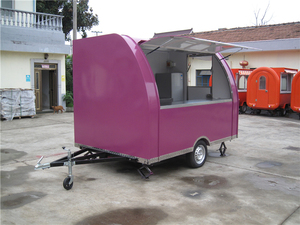 Quiosco Móvil de Comida Rápida de Acero Inoxidable 2024, Camioneta de Hot Dogs Personalizada en Venta, Carrito de Desayuno para Catering con Certificación CE - Product Image 4
