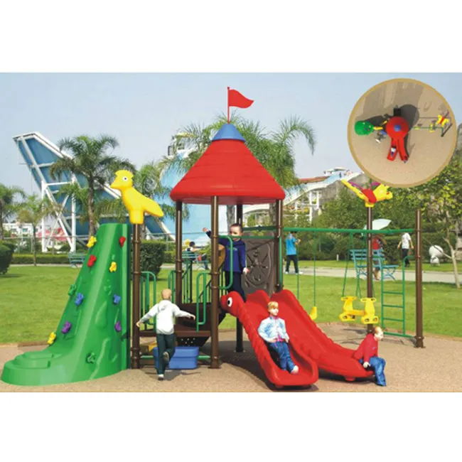 New design children park toys large slide kids used outdoor playground equipment