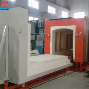 Electric Ceramic Pottery kiln with car bottom for Porcelain