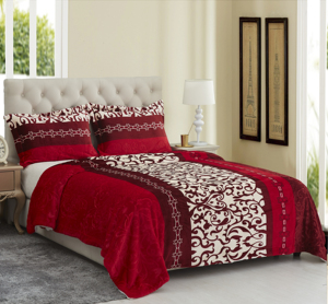 Tùy Chỉnh Sang Trọng Mô Hình Sọc In Và <span class=keywords><strong>3D</strong></span> Dập Nổi Polyester <span class=keywords><strong>Flannel</strong></span> Ném Chăn Cho Nhà Sử Dụng - Product Image 3