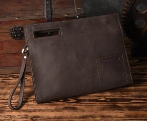 <strong>Men's</strong> Business <strong>Handbags</strong> Pu Leather Vintage Clutch Bag <strong>Handbag</strong> Zipper Luxurious <strong>Handbag</strong> <strong>for</strong> <strong>Man</strong> - Product Image 3