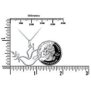 Wholesale Fashion Hot Sales 925 Sterling Silver <strong>Doves</strong> Birds <strong>Charms</strong> Pendant <strong>Necklace</strong>