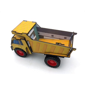 Chất lượng cao Kích thước 40*25cm Dump Truck tông 3D câu đố - Product Image 5
