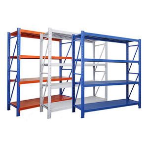 Easy <strong>Racking</strong> <strong>Solution</strong> for Warehouse Storage Cargo Equipment Light Duty Bolt-Free 4-Tier Adjustable Height (2m) Bao Steel - Product Image 3
