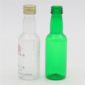 1.7oz Empty Small Pet <strong>Plastic</strong> <strong>Wine</strong> <strong>Bottle</strong> With Pilfer Proof Cap - Product Image 1