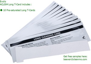 evolis ultraclean kit <span class=keywords><strong>de</strong></span> nettoyage propre acl004 carte t - Product Image 1