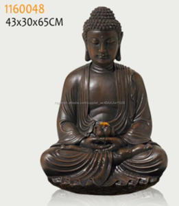 2017 adornos de resina de buda fuente con led - Product Image 6