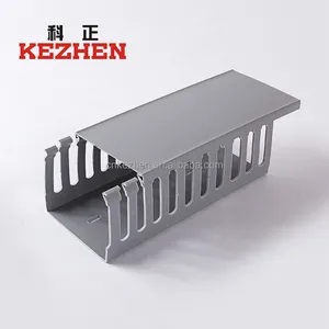KEZHEN Manufacturer good quality pvc cable channel slotted wire duct sizes used in electrical enclosure