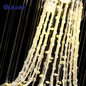 Công Nghiệp Hiện Đại Trần Gắn <span class=keywords><strong>Pakistan</strong></span> Crystal K9 Big LED Chandelier - Product Image 5