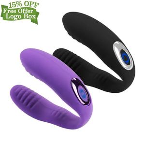 Impermeabile Ricaricabile di Tipo C G-Spot Giocattolo Adulto Del Sesso Coppie Vibratore 10 Velocità - Product Image 1