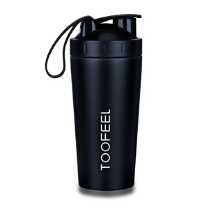 थोक 700ml 25oz व्यक्तिगत लोगो मुद्रण के साथ जिम फिटनेस स्टेनलेस स्टील खेल प्रोटीन प्रकार के बरतन - Product Image 5
