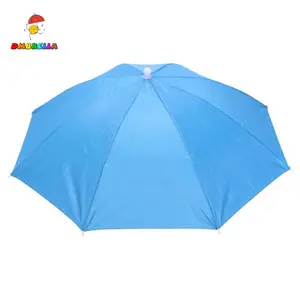 Individuell bedruckte bunte 12 "Mini Regenschirm Hut Kopf Regenschirm