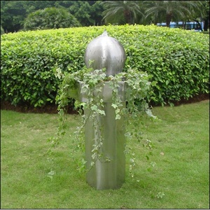 Eau ronde En Acier Inoxydable Balle Jardin Paysage Fontaine - Product Image 6