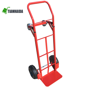 HT1842 Four Wheel Steel Material Hand Pull <strong>Trolley</strong> 2 in 1 Multifunction 250KGS Load Capacity Foldable Hand Lift Truck/<strong>trolley</strong> - Product Image 4