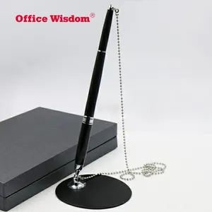 आपूर्ति सस्ते गर्म बेच चुंबकीय डेस्क कलम श्रृंखला तालिका कलम श्रृंखला डेस्क कलम और कार्यालय की मेज के साथ उपहार के लिए कार्यालय