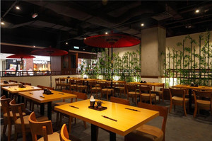 De alta calidad importados de HPL mesa de restaurante mesa de corte de alimentos set FOH-CMT021 - Product Image 1