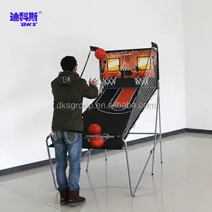 耐用的室内街机篮球游戏机与篮球