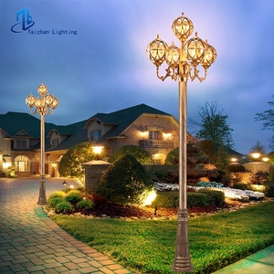 Lampe de jardin LED moderne, lampadaire <span class=keywords><strong>extérieur</strong></span>, poteau à haut mât, éclairage décoratif pour centre commercial, éclairage routier, poteau d'éclairage - Product Image 4
