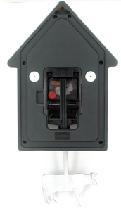 Bull <span class=keywords><strong>Bird</strong></span> House <span class=keywords><strong>Shape</strong></span> Đồng Hồ Treo Tường Công Nghiệp Với Pemdnulum - Product Image 3