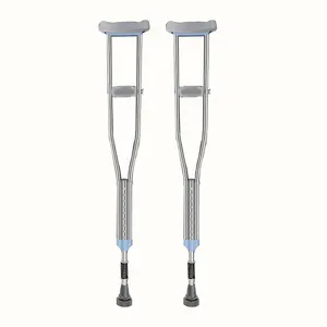 Produttori stampelle ascellari grigie di altissima qualità con molla - Product Image 1