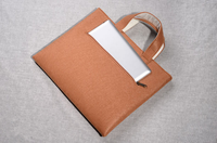 Funda para Portátil Plegable de Fieltro Ecológico Hecha a Medida, Maletín Duradero y Flexible, Bolsas de Almacenamiento, Organizador de Cables, Armario Personalizado