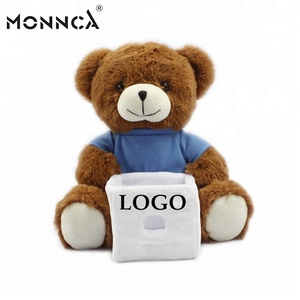 OEM Design Morbido Giocattoli di <span class=keywords><strong>Peluche</strong></span> Peloso Mini 30 cm Teddy Bear di Colore Marrone - Product Image 2
