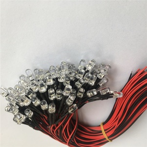 DC 12 V 5mm rond led avec fil de 20 cm et 12mm 24mm bouchons d'objectif <span class=keywords><strong>kit</strong></span> - Product Image 6