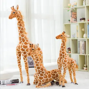 dropshipping huge Real Life Giraffe Plush Toys Cute Stuff Animal Soft Simulation Giraffe Doll Gift Kids Toy peluche juguetes