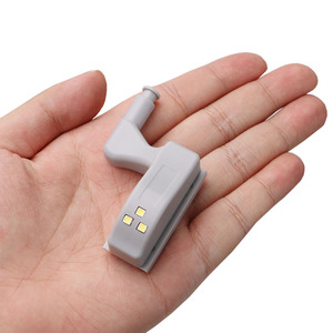 Luce LED per Cerniere di Armadi con Pulsante di Accensione e <span class=keywords><strong>Batteria</strong></span> - Product Image 1