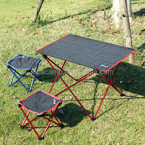 <span class=keywords><strong>Mesa</strong></span> de Camping de Metal de aluminio ultraligera para gimnasio, Picnic portátil para <span class=keywords><strong>mesa</strong></span> <span class=keywords><strong>plegable</strong></span>, barbacoa, senderismo, <span class=keywords><strong>pesca</strong></span>, muebles de ocio al aire libre - Product Image 6