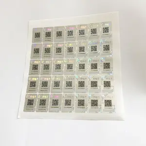 Индивидуальные наклейки QR code scracth 3d стикер голографическая наклейка QR code этикетка наклейка