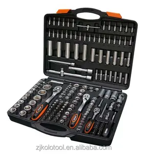 Sản xuất bán buôn Bền và di động 171 PCS CRV Chất liệu Ratchet ổ cắm công cụ thiết lập