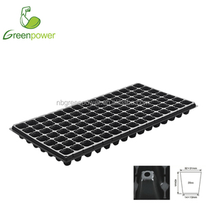 Plateau <span class=keywords><strong>de</strong></span> transport <span class=keywords><strong>en</strong></span> <span class=keywords><strong>plastique</strong></span> robuste à 105 alvéoles pour la germination des graines - Product Image 2