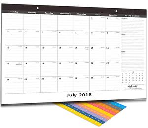 Vendita calda 2019 annuale mensile Desk Pad Calendar muslimah Wall Planner Leather Corner Table Planner Calendar Printing - Product Image 3