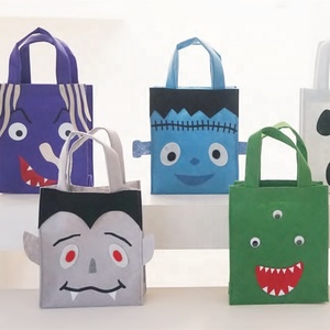 Nuovo Stile Halloween Bambini Colorati Borse Della Borsa A Forma di tessuto Non Tessuto di Feltro Della Gelatina Personalizzato Sacchetto di Caramelle - Product Image 2