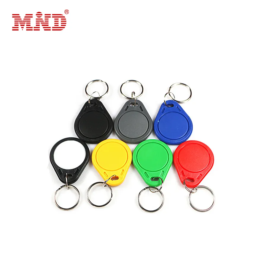 Different Color Custom 125Khz/13.56Mhz Proximity Plastic RFID Key Fob