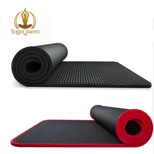 Comfort foam yoga mat for exercise, yoga, and pilates / NBR rubber yoga mats with High density