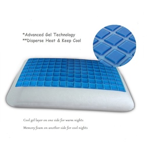 <span class=keywords><strong>Almohada</strong></span> <span class=keywords><strong>de</strong></span> Espuma Viscoelástica con Capa <span class=keywords><strong>de</strong></span> <span class=keywords><strong>Gel</strong></span> Refrigerante WJ-1101A, con Funda <span class=keywords><strong>de</strong></span> Algodón Suave y Cómoda, Diseño <span class=keywords><strong>de</strong></span> Doble Cara para Verano e Invierno - Product Image 5