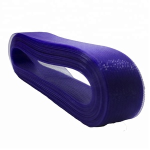 फ्लैट मोटी और कठिन गुणवत्ता <span class=keywords><strong>crinoline</strong></span> पॉलिएस्टर बाल चोटी - Product Image 5