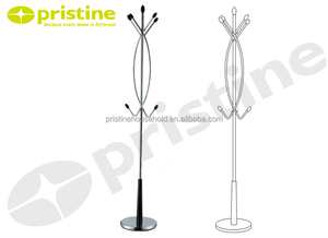 MIT Taiwan moderne maison stockage porte-manteau arbre en forme de chrome plaqué acier Durable fer salon meubles nouveau Design chaud - Product Image 6