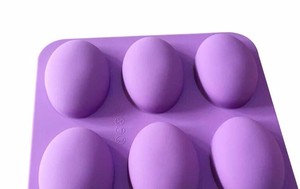 DIY — <span class=keywords><strong>moule</strong></span> en <span class=keywords><strong>silicone</strong></span> à savon en forme d'œuf d'oie, 6 cavités ovales, DIY - Product Image 5