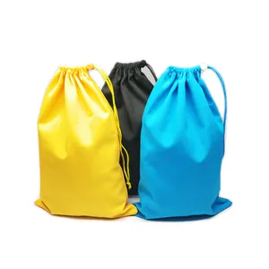 Custom Cotton Drawstring Receive Bag Pouch With Logo