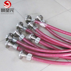 20bar <strong>25mm</strong> High Concentration Nitric Acid Chemical Suction <strong>Hose</strong> <strong>Pipe</strong>/polyethylene Composite <strong>Hose</strong> with SS304 Flange - Product Image 3