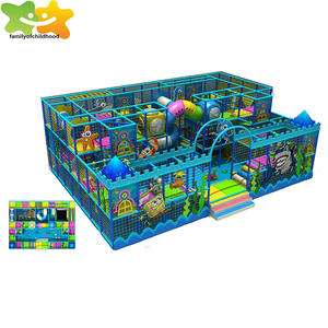 Aire de <span class=keywords><strong>jeu</strong></span> intérieure en plastique, design tête de requin, jouet pour enfants, - Product Image 2