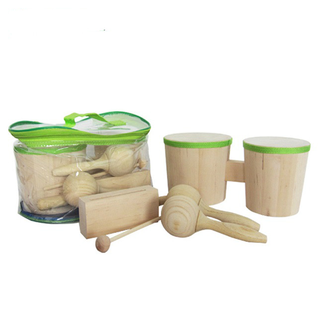 Набор музыкальных барабанов «сделай сам», барабан bongo, деревянный музыкальный инструмент ручной работы