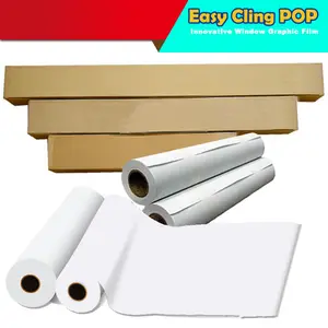 Top Kwaliteit Rolls Van EC-PP185EW4 Wit Pp Film Verwijderbare Gedrukt Door Eco-Solvent China Fabriek Voor Glad Oppervlak