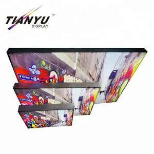 Illuminated frameless Fabric LED Menu Board Aluminum Light Box