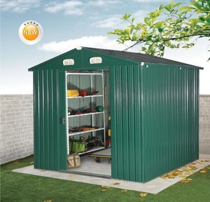 <span class=keywords><strong>Abri</strong></span> <span class=keywords><strong>de</strong></span> <span class=keywords><strong>jardin</strong></span> en métal 2.5 m² gris anthracite + kit d'<span class=keywords><strong>ancrage</strong></span> inclus - Product Image 1